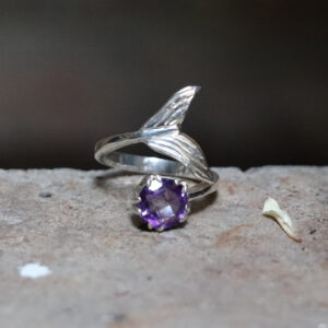 Nhẫn bạc đá Amethyst (SL-RNG-AME-86)