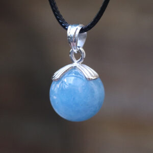 Mặt dây chuyền bạc đá Aquamarine (SL-PEN-AQU-124)