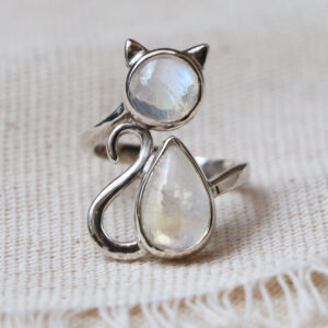 Nhẫn bạc đá Moonstone (SL-RNG-MON-84)