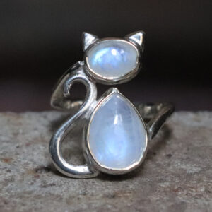 Nhẫn bạc đá Moonstone (SL-RNG-MON-149)