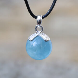 Mặt dây chuyền bạc đá Aquamarine (SL-PEN-AQU-122)