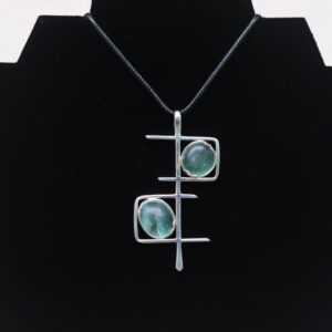 Mặt dây chuyền bạc đá Fluorite (SL-PEN-FLU-95)