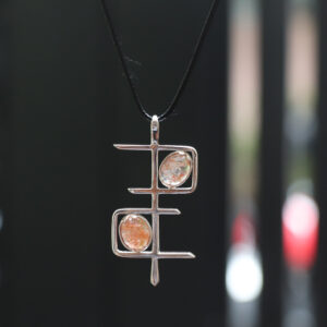 Mặt dây chuyền bạc đá Sunstone (SL-PEN-SUN-66)