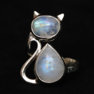 Nhẫn bạc đá Moonstone (SL-RNG-MON-148)