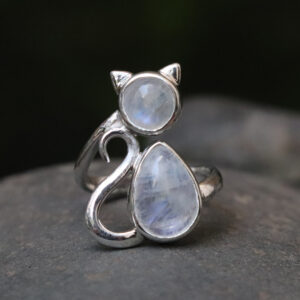 Nhẫn bạc đá Moonstone (SL-RNG-MON-139)