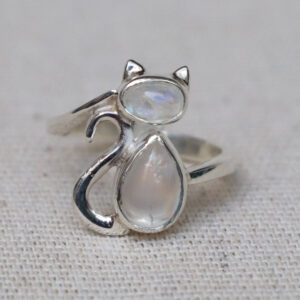 Nhẫn bạc đá Moonstone (SL-RNG-MON-140)