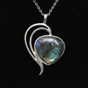 Mặt dây chuyền bạc đá Labradorite (SL-PEN-LAB-113)