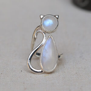 Nhẫn bạc đá Moonstone (SL-RNG-MON-150)