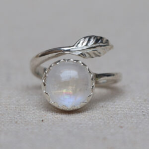 Nhẫn bạc đá Moonstone (SL-RNG-MON-142)